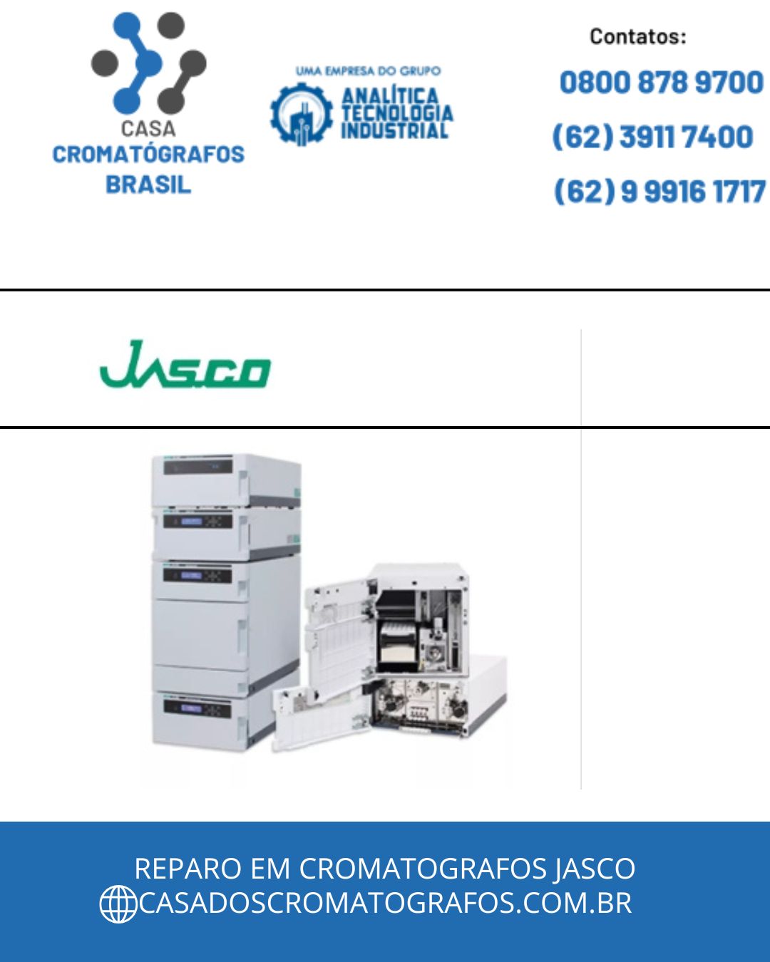 PEÇAS-CROMATOGRAFOS-JASCO-BRASIL