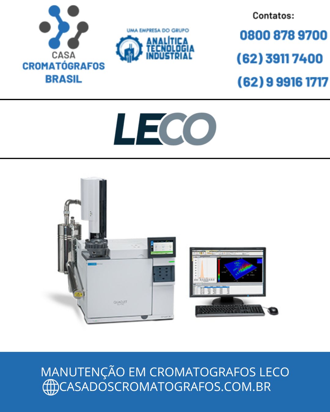 PEÇAS-CROMATOGRAFOS-LECO-BRASIL